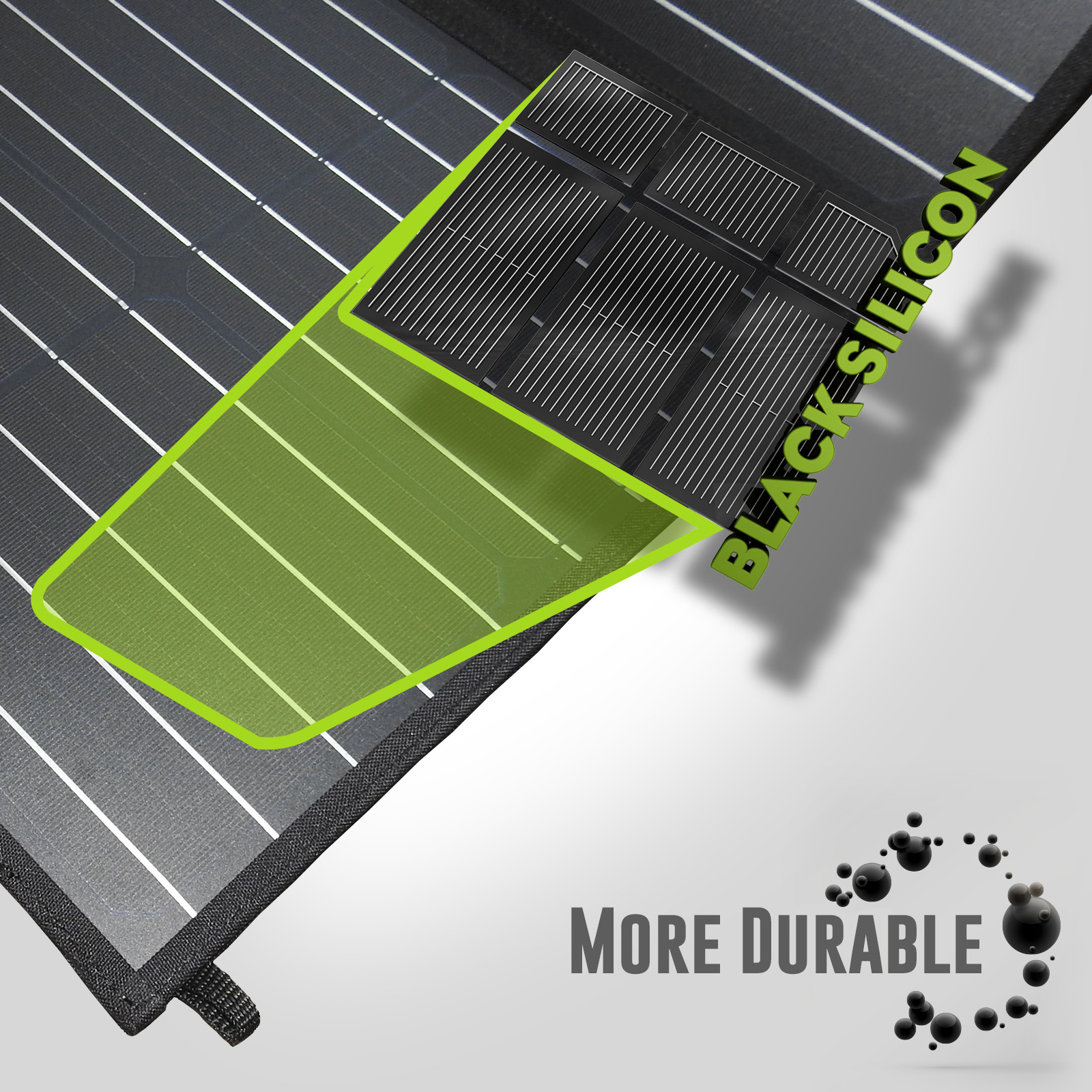 12V 350W Folding Solar Mat Black Silicon Blanket Flexible Solar Panel